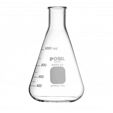 Matraz Erlenmeyer graduado borosilicato
