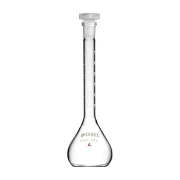 Matraz aforado cuello graduado clase A borosilicato